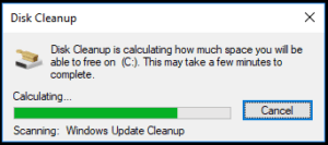 disk cleanup