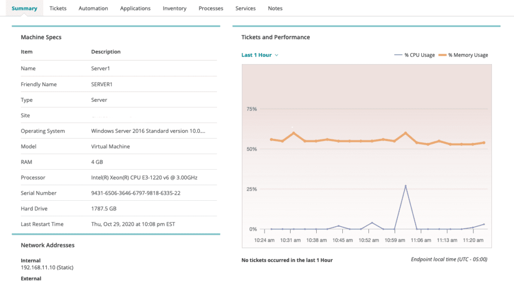 remote server monitoring