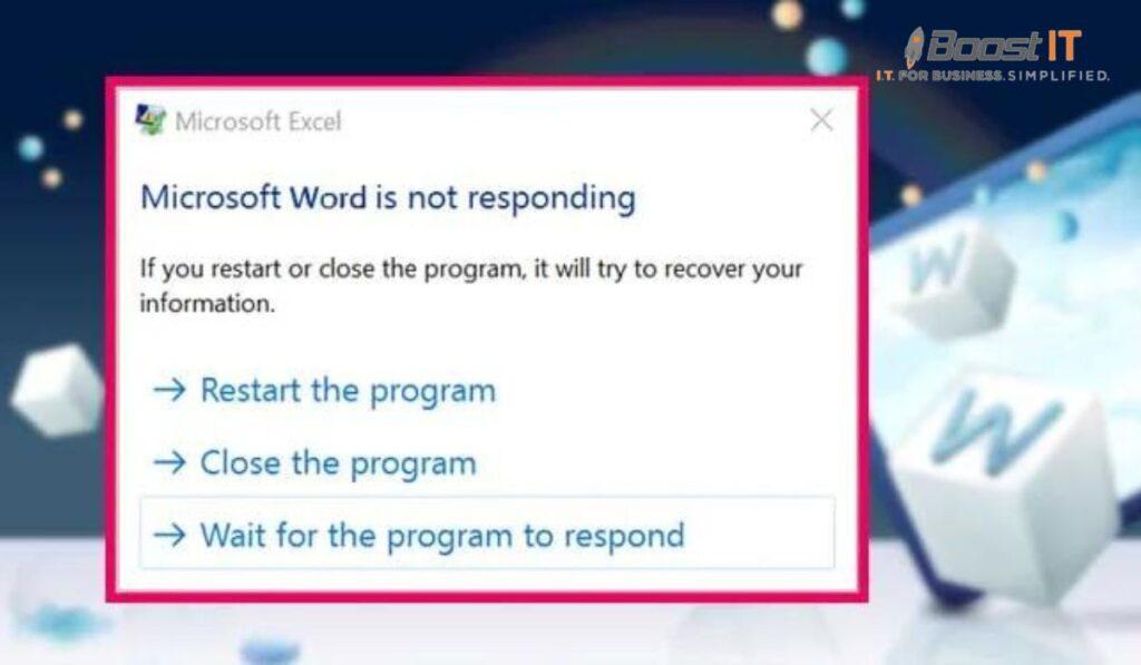 Microsoft Word Not Responding On Windows 10 Or Mac