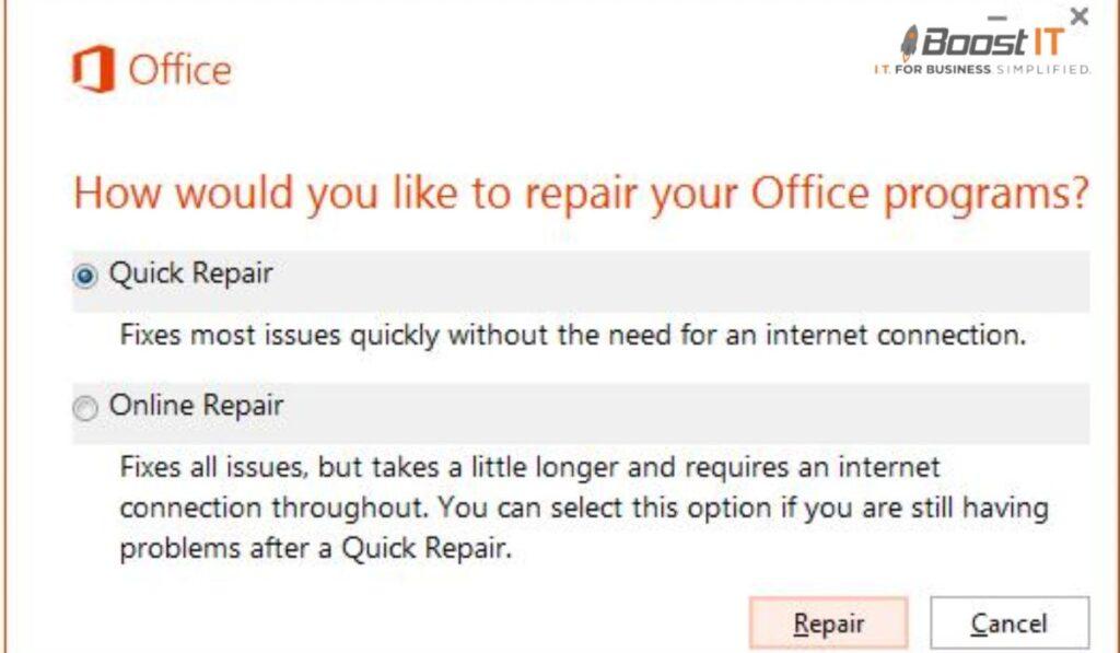 Microsoft Office Repair 101